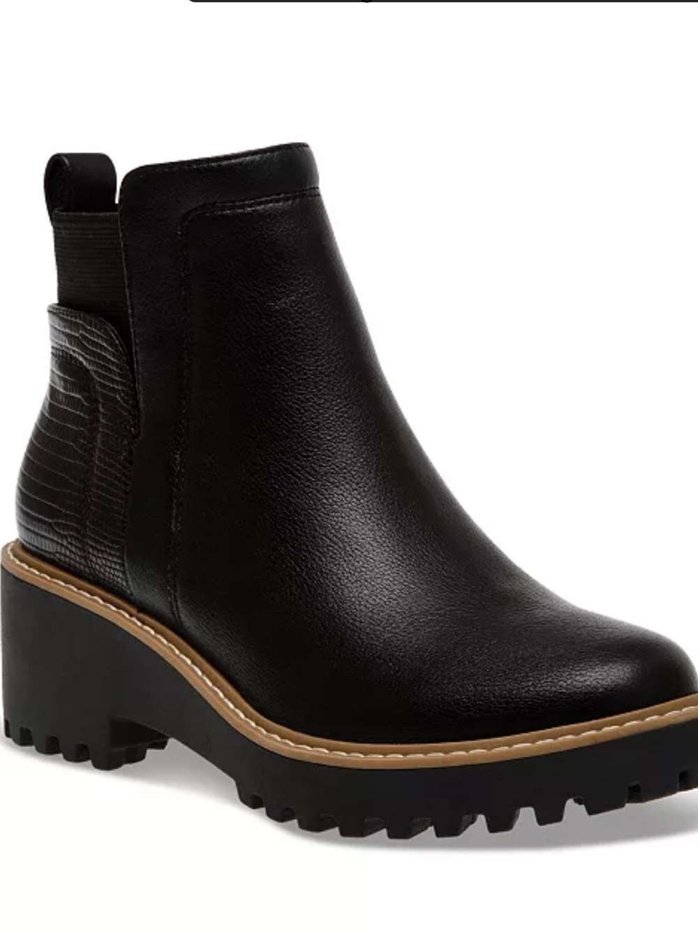 DV Dolce Vita Black Platform Chelsea Boot